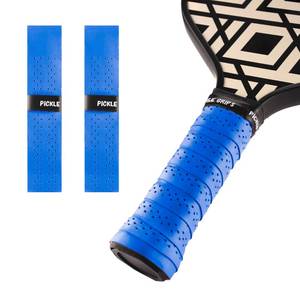 lot 2262 image: Pickle Grips Pickleball Paddle Grip Tape by YALLA - Overgrip Grip Wrap for Pickleball Racket - Moisture Wicking Paddle Grip Wrap (2 Pack) (Blue)