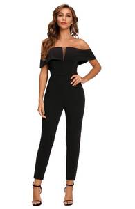 lot 2264 image: SUGAR POISON Womens Elegant Sweetheart Neck Strapless Stretchy Party Romper Jumpsuit XXL Black