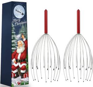 lot 2273 image: Head Massager Scalp Stocking Stuffers for Adults Men Women White Elephant Gifts Teens Gift for Men Who Have Everything Dad Christmas Mom Grandma Grandpa Him Her Stuffer Husband Ideas Boyfriend Father