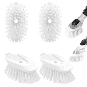 lot 2292 image: Dish Brush Refill, 4 Pack Dish Brush Replacement Head for OXO Dish Brush, Brush Dispenser Refill Fits Soap Dispensing Handle