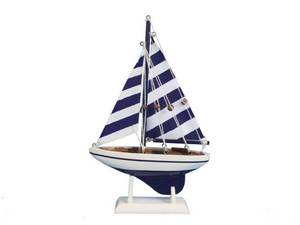lot 2293 image: Hampton Nautical Blue Striped Pacific Sailer, 9