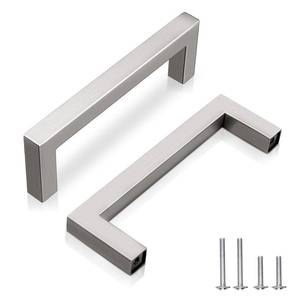 lot 2304 image: EZRENOVA 3-34 Brushed Nickel Stainless Steel Cabinet Handles 10 Pack - Modern Kitchen Drawer Pulls, Dresser Hardware for Home