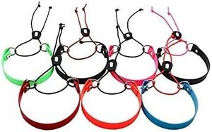 lot 2306 image: Full Grip Supply SureFit 34 Biothane E-Bungee Collar Medium 12-24 Neck Size Quick OnOff E-Collar Strap Fits Educator Dogtra (Black wBlack Bungee)