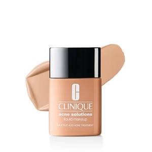 lot 2319 image: Clinique Acne Solutions Liquid Foundation Makeup With Salicylic Acid For Dry Combination to Oily Skin Types  Medium Coverage, Natural Matte Finish, Cream Chamois, 1.0 Fl Oz