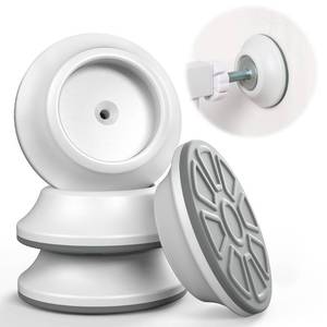 lot 2324 image: COMOMY 4 Pack Baby Gate Wall Protector, Safety Child Gate Extender Wall Cups, Baby Gate Wall Guard for Protect Walls & Doorways from Pet & Dog Gates, Pressure Mounted Gates Extension Kit, White