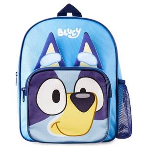 lot 2331 image: Bluey Mini Backpack for Kids Toddlers, Small Bag 11�9 inches with Adjustable Straps for Kindergarten Travel Picnic Vacation Gifts for Kids (Blue)