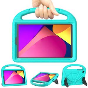 lot 2336 image: TCL Tab 8 LE Case for Kids(Model 9137W, 2023 Released), Lainergie Lightweight Shockproof Kids Friendly Cover with Handle Stand for TCL Tab 8 LE Model 9137W TCL Tab 8 WiFi Model 9132X,Turquoise