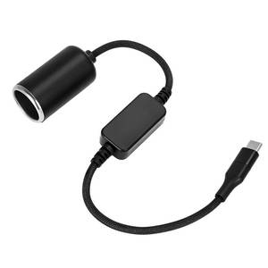 lot 2355 image: WYMECT USB C to 12V Adapter, USB C to 12V Cigarette Lighter Adapter ��Type C Male to 12V Cigarette Lighter Socket��for Dash Cam Power Bank GPS Car Led Light Strips 1 Pack