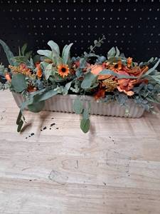 lot 3504 image: Martha Stewart Fall Floral Arrangement