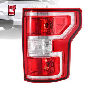 lot 3528 image: BeamTrack Tail Lights Assembly Compatible with 2018 2019 2020 Ford F-150 Right Passenger Side Rear Light Brake Lamp Taillight with Bulb and Harness Replace JL3Z13404H