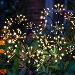 lot 3533 image: PEVOROS Solar Christmas Lights Outdoor, Solar Garden Decor, Outdoor Christmas Decorations, Gardening Supplies, Solar Powered Lights Waterproof for Yard Patio, Fairy Decor Firwork(6 Pack)