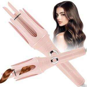 lot 3544 image: JAMIEWIN Automatic Hair Curler, 28mm Rotating Curling Iron with 3 Temperatures, Fast Heating Curling Tongs Anti-Scald, Anti-Tangle Curling Wand with Negative Ions for Medium Long Hair