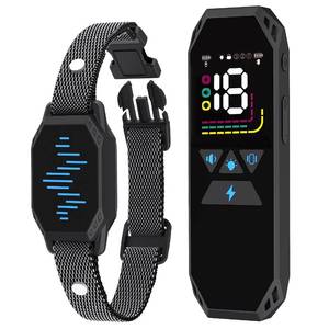 lot 4302 image: Dog Training Collar, Dog Shock Collar with Remote Control, 2500FT and 4 Training Modes Beep, Vibration, Electric Shock, IP67 Waterproof Rechargeable E-Collar for All Breed