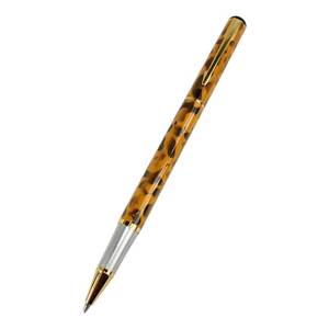 lot 4324 image: Gullor Slim rollerball pen 801 golden clip - Macular