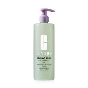 lot 4344 image: Clinique 3-Step All About Clean Liquid Gentle Facial Cleanser Soap  Face Wash For Dry Combination Skin  Type 2, 13.5 Fl Oz