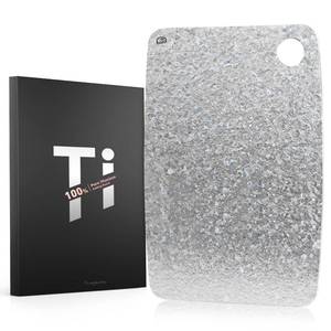 lot 5300 image: Titanium Cutting Board, 100% Pure Titanium Chopping Board for Kitchens, Antibacterial Double-Sided Cutting Boards for Kitchen and Outdoor Cooking (16x11)