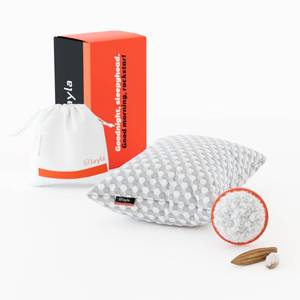 lot 5307 image: Layla Sleep, Adjustable Fill Kapok Pillow, Luxurious Cooling Pillow, Queen (Single), Supportive for Head, Neck, Fully Adjustable, Natural Material That is Light and Airy. Sleep Better-Kapok Pillows
