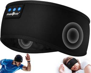 lot 6315 image: MUSICOZY Sleep Headphones Bluetooth 5.4 Headband, Sports Wireless Earphones Sweat Resistant Earbuds Sleeping Headphone with Ultra-Thin HD Stereo Speaker for Workout Running Cool Gadgets Unique Gifts