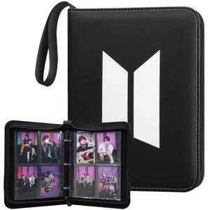 lot 6347 image: Photocards Binder 400 Pockets Album Photo Card Holder Collection Merch for Army Fans Gifts