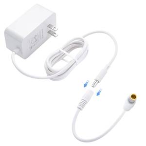 lot 6385 image: for Snoo Replacement Cord, 12V 4A Charger Adapter, Replacement Happiest Baby Bassinets Power Cord,Snoo Power Cable,White Plug (12V 4A)