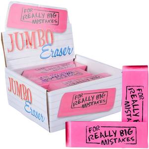 lot 6390 image: Rhode Island Novelty Jumbo Big Mistake Wedge Erasers