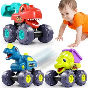 lot 6422 image: OCATO Dinosaur Monster Trucks for Toddlers 2-4 Years Dinosaur Toys for Kids 2 3 4 5, Kids Toys Boys 3-5 Baby Toddler Boy Toys Gifts Age 2 3 4 Birthday Gifts Xmas