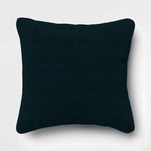 lot 7951 image: 18x18 Variegated Solid Square Outdoor Throw Pillow Teal Blue - Threshold�� 3Pk