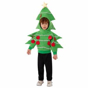 lot 11160 image: WESOPAN Kids Onesie Pajama Costume, Plush Animal Sleepwear for Boys Girls, Perfect for Halloween Cosplay & Christmas Outfit (Christmas Tree Top, XLHeight 135-145cm53-57)