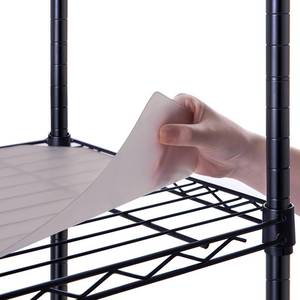 lot 11165 image: Poofzy Wire Shelf Liner 14 X 30, Non-Adhesive Plastic Shelf Liners for Wire Shelving, Waterproof Protector Mats (5PK, Gray) has scratch