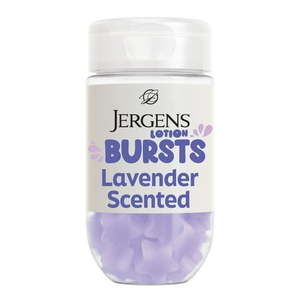 lot 12103 image: Jergens Lavender Lotion Bursts  Squishy Star-Shaped Moisturizer Bursts  Lotion Gifts for Teens  38 Ct