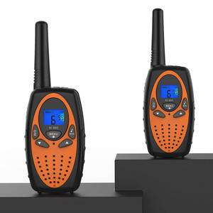lot 12112 image: Two Way Radios for Adults, Topsung M880 FRS Walkie Talkie Long Range with VOX Belt ClipHands Free Walki Talki with Noise Cancelling for Women Kids Camping Hiking Cruise Ship (Orange 2 in 1)