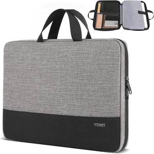 lot 12131 image: Ytonet Laptop Case, 15.6 inch TSA Laptop Sleeve Computer Bag Water Resistant Computer Case Carrying Cover Compatible for Lenovo, HP, Dell, Asus Notebook, Gifts for Men Women, Grey