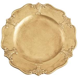 lot 13681 image: Vintage Gold Decorative Tray for Coffee Table, Round Trays for Home Decor, Perfume, Candles, Jewelry Organizer, Table Centerpieces Wooden Ottoman Tray for Living Room Farmhouse