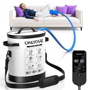 lot 13689 image: Cold Therapy Machine 4.0, Program Timer Ice Machine for Knee After Surgery, Portable Ice Therapy Machine with Quiet Pump, wCompression Pad for Ankle, Arm Joints, Sport Injury, Cryotherapy Pain Relief