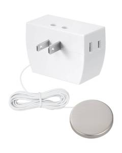 lot 14472 image: DEWENWILS Touch Dimmer Switch, Touch Pad Control with 3 Levels of Dimming, Dimmable LEDCFL Lights, and Incandescent Bulbs, Extension Cord, ETL Listed, White