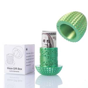 lot 14473 image: 2026 Creative Gift Box Easter Egg Mystery Puzzle with Hidden Compartment, Reusable Brain Teaser Game for Adults & Kids, Money Gift Ideas for Birthday Christmas Party Celebration