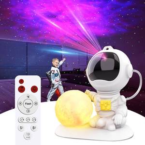 lot 14476 image: Astronaut Galaxy Projector, 3 in 1 Star Projector with Remote and Timer, 33 Light Effects, 3.5 inch Moon Lamp LED Night Light for Kids Room, Home Decor, Gifts for Girls Boys Kids Teens Birthdays
