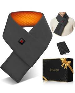 lot 15121 image: Heated Scarf for Men Women,Valentine Gift for Him Dad Papa Father Husband Wife Brother Uncle Grandpa Male Boss Friend Birthday Anniversary Retirement Camping Presents Outdoor Gifts Stocking Stuffers