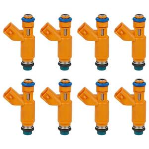 lot 16162 image: JDMON Fuel Injectors Compatible with Land Rover LR3, Range Rover Sport, Jaguar S-Type, XJ8, XK8 2003-2009 4.2L 4.4L Replacement for FJ1102 800-2138N