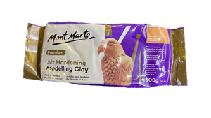 lot 16169 image: Mont Marte Premium Air Hardening Modeling Clay - Terracotta 500g