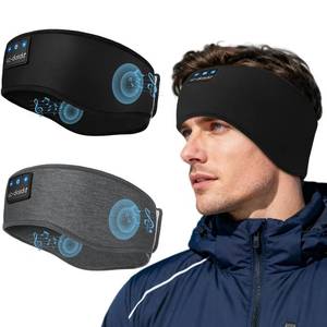 lot 16191 image: LC-dolida 2-Pack Sleep Headphones Ear Warmer Headband Bluetooth 5.4, Ear Warmers Muffs Cold Weather Winter Headband Ear Covers for Gift Workout Ski Running Cycling