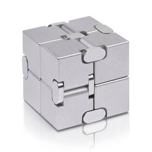 lot 16195 image: JOEYANK Fidget Cube New Version Fidget Finger Toys - Metal Infinity Cube Prime for Stress and Anxiety ReliefADHD, Ultra Durable Sensory Gifts for Adults and Teens Kids