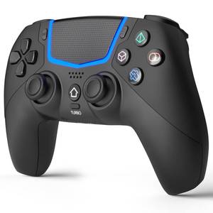lot 16206 image: BETMI Wireless Controller for PS-5ProSlimPC,Bluetooth Gaming Controller with Hall JoysticksLED Channel LightTurbo6-Axis GyroDual VibrationTouchpad3.5mm TRRS Audio JackSpeaker Function(Black)