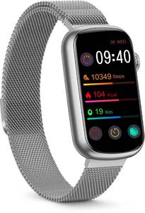 lot 16208 image: FITVII Slim Fitness Tracker with Blood Oxygen, Blood Pressure, 247 Heart Rate and Sleep Tracking, IP68 Waterproof Activity Trackers and Smart Watches with Step Tracker, Pedometer for Women Men