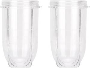 lot 16221 image: 2 PCS Replacement Cups For Magic Bullet Replacement Parts 16OZ Blender Cups Jar compatible with 250W Magic Bullet MB1001 Series Juicer Mixer
