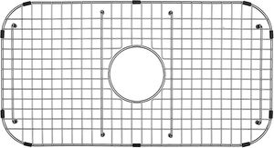lot 1121 image: Serene Valley Sink Bottom Grid, Centered Drain with Corner Radius