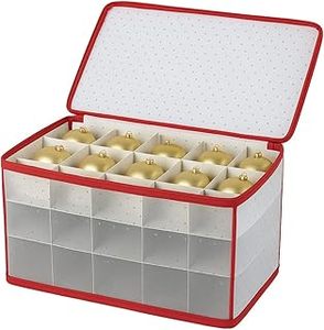 lot 3502 image: Tuscana Home 112-Section Holiday Ornament Storage Box