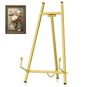lot 5325 image: Gold Easel Stand Assembly Instructions
