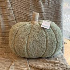 lot 13653 image: Marshalls green pumpkin throw pillow