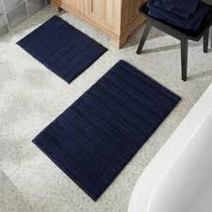 lot 14433 image: Navy Blue bath mats